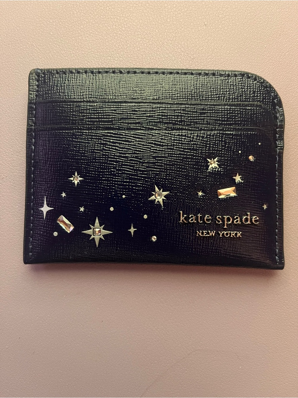 Kate Spade Devin Star-Embellished Card Holder